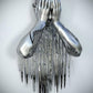 Metallfigur Statues Stile Abstraktes Leinwandgemälde Paare Wandkunst Liebes-Skulptur Poster Druck Wohnkultur Wohnzimmer Geschenke