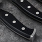 Frendorf | Küchenchefmesser - Santokumesser - Vielzweck-Edelstahlklinge mit Granton-Kanten - Perfekt zum Schneiden, Würfeln und Hacken - Ergonomischer Griff für bequemen Halt - Ideal für Fleisch, Fisch und Gemüse