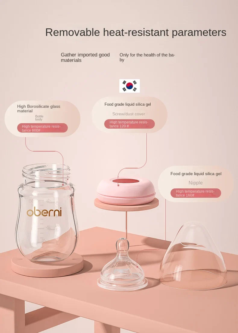 Frendorf | Babyflasche mit Weichem Sauger – BPA-freie Anti-Kolik Flasche für Neugeborene