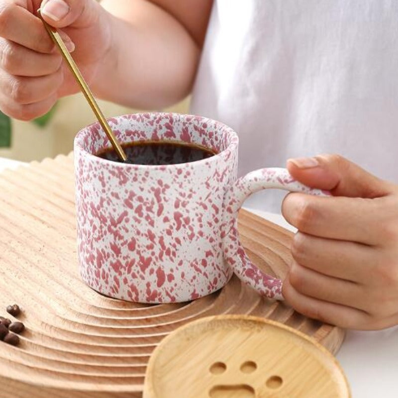 RUNDE HANDGRIFF TASSE - Rose