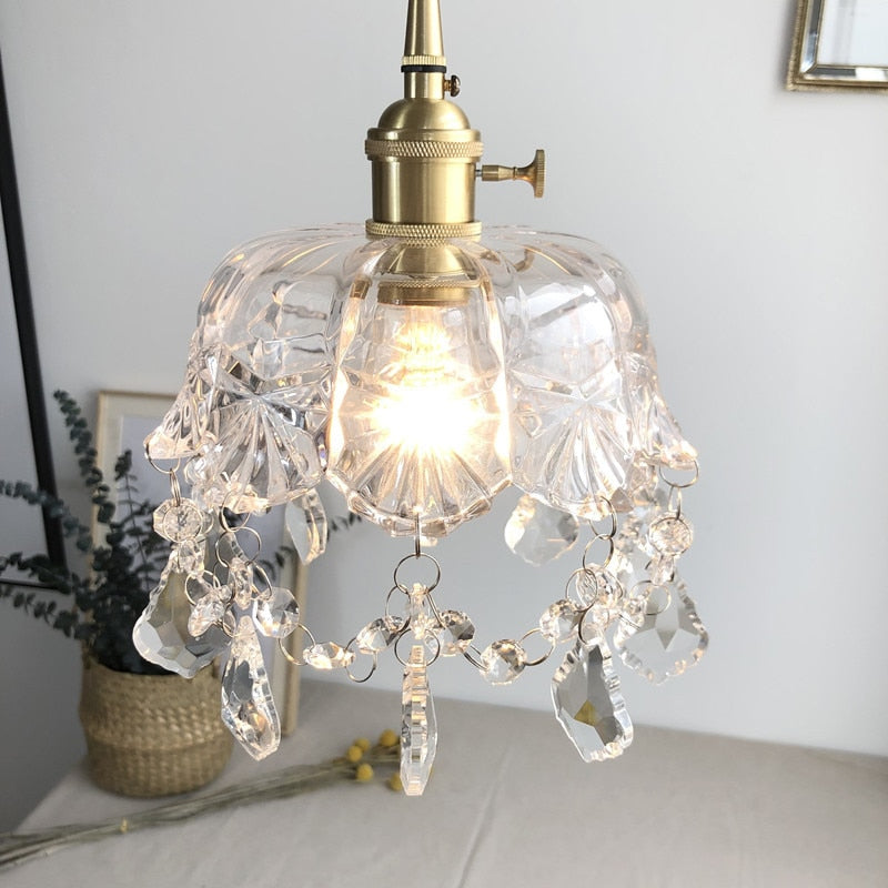 Frendorf | LumiGlace – Elegante Pendelleuchte mit klarem Kristallglasdesign für anspruchsvolles Interieur