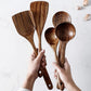 TeakChef 7-teiliges Küchengeräteset – Premium Teak Küchenwerkzeuge für Stil &amp; Funktionalität
