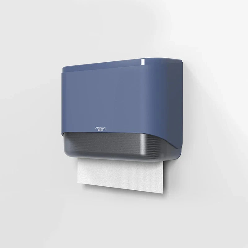 interhasa! Druckfreie Papierhandtuchspender: Wandmontierter Gewebehalter für Badezimmer-Toilette - Bequeme Papierhandtuchlagerung