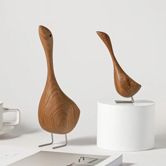 Nordic Holz-Gans Figuren