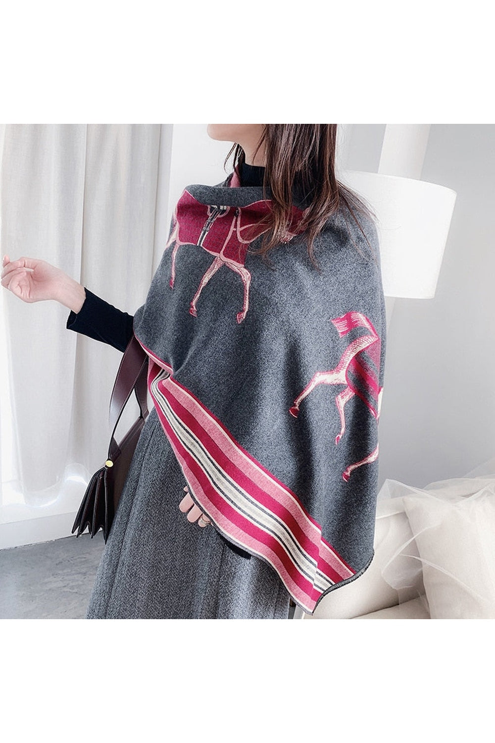 Herbstdekoration Cashmere Luxus Schals