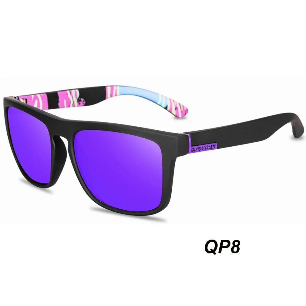 QUISVIKER Polarisierte Sport-Sonnenbrille für Männer und Frauen – Ideal zum Angeln, Camping, Wandern und Autofahren – UV-Schutzbrille