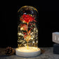 Frendorf | Ewige Rose in Glasdome | Handverlesen, LED-beleuchtet & Ideal für romantische Geschenke und Wohnkultur