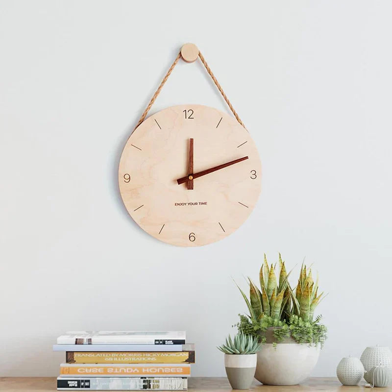Frendorf | WoodHush Minimalistische Wanduhr