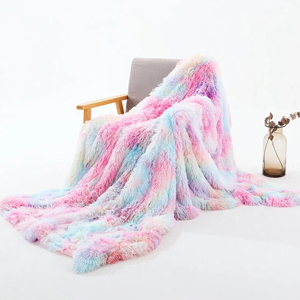 Ultra Plüschige Korallfleece-Decke