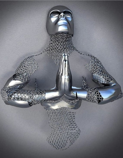 Metallfigur Statues Stile Abstraktes Leinwandgemälde Paare Wandkunst Liebes-Skulptur Poster Druck Wohnkultur Wohnzimmer Geschenke