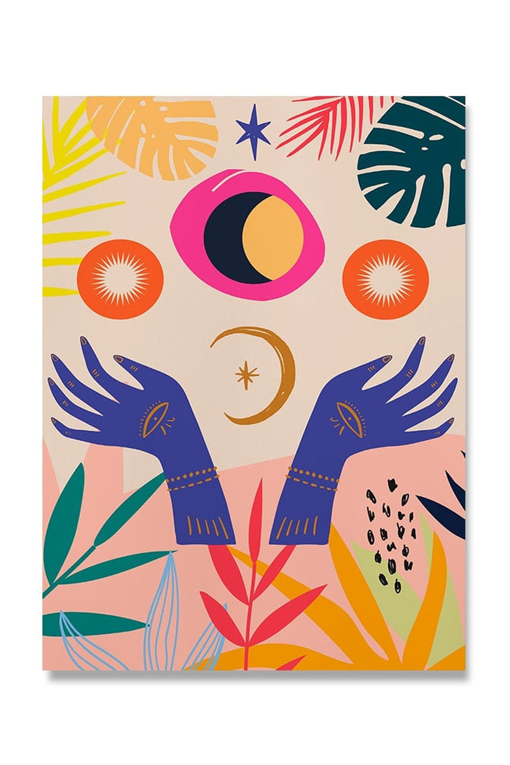 Psychedelisches Universum Leinwandkunst