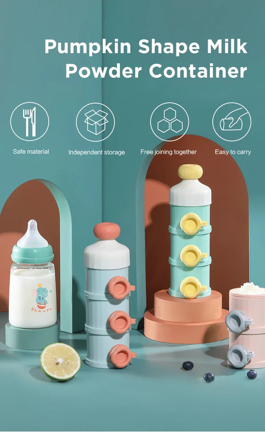 Frendorf | Babypulver-Spender – Tragbarer Milchpulverbehälter & Snackbox für unterwegs