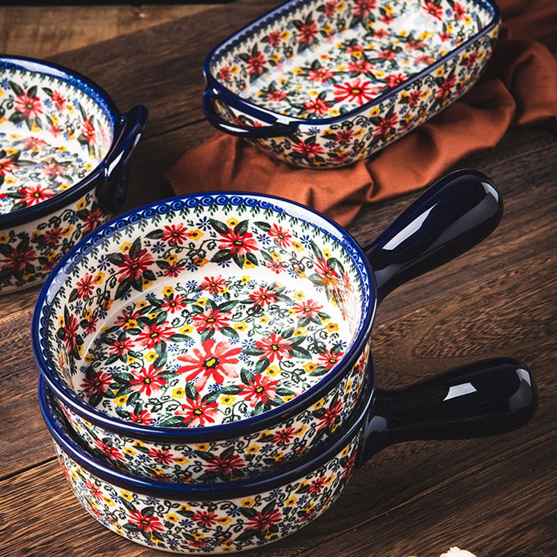 FLORAL KERAMIKTELLER