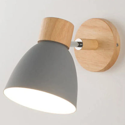 Holz Wandlampe