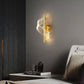 Luxus Glas Wandlampe mit Kerzenhalter