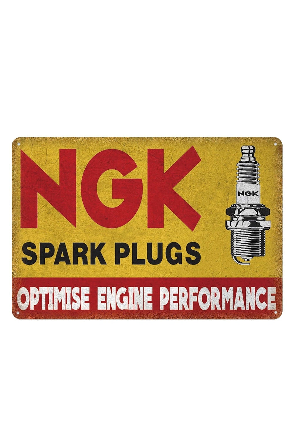 Retro Auto Service Metallposter