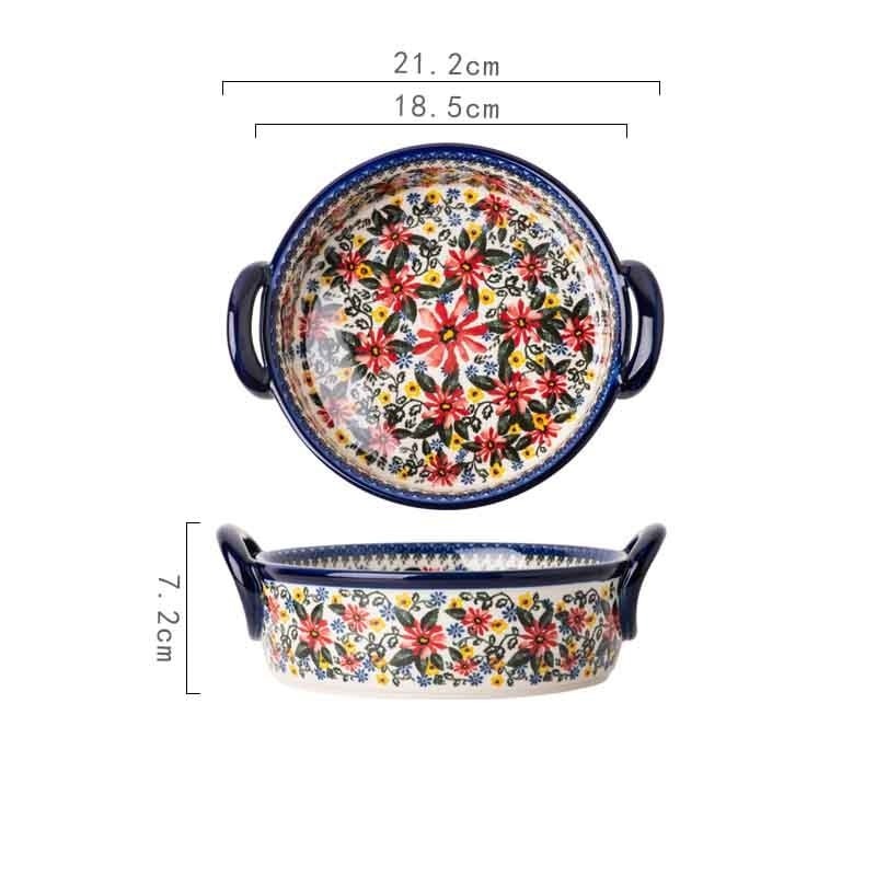 FLORAL KERAMIKTELLER
