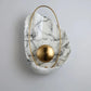 Frendorf | MarbelleGlow Marmor-Wandleuchte | Modernes Design | LED Beleuchtung | Dekorative Wandlampe