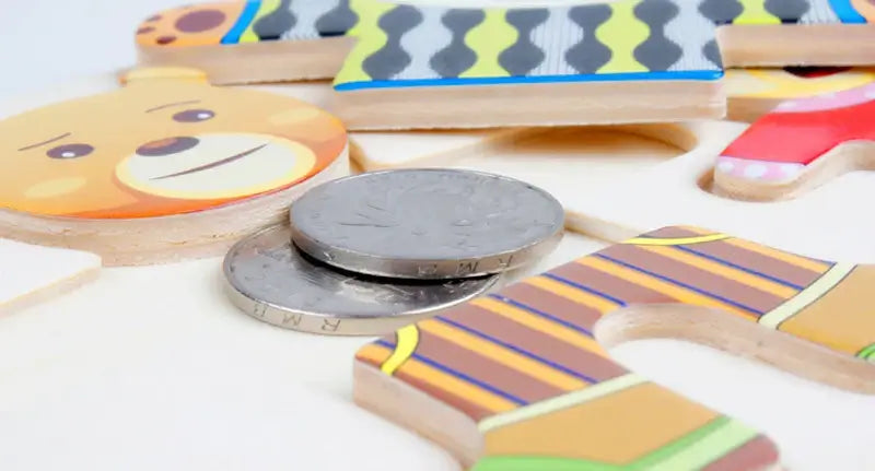 Frendorf | Bildungs-Tierpuzzle-Set – Für kreatives und lehrreiches Ankleiden