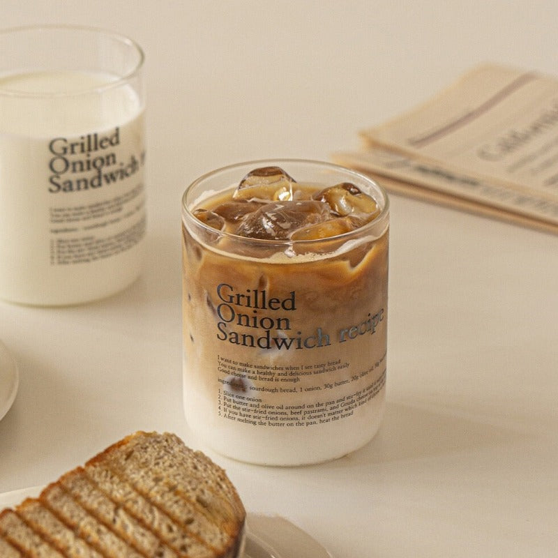 GEGRILLTES ZWIEBEL-SANDWICH-GLAS