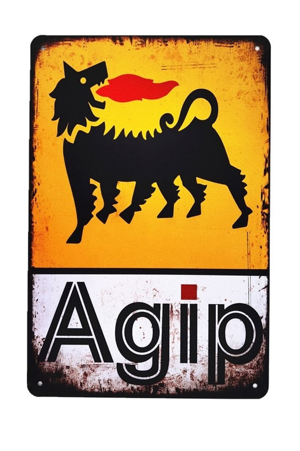 Retro Auto Service Metallposter