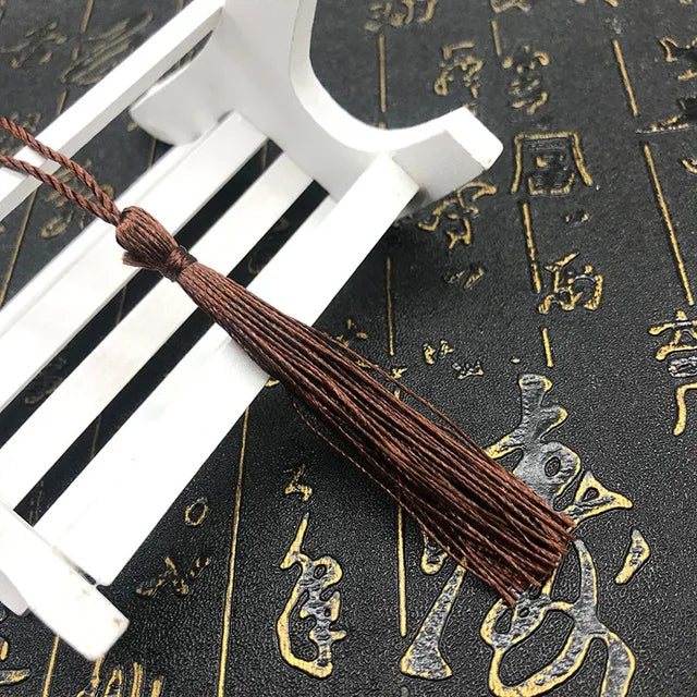 35 Stück Farbgemisch Lesezeichen Quasten - 13 cm Mini Quasten mit Schlaufen für DIY Bastel- und Schmuckherstellungszubehör