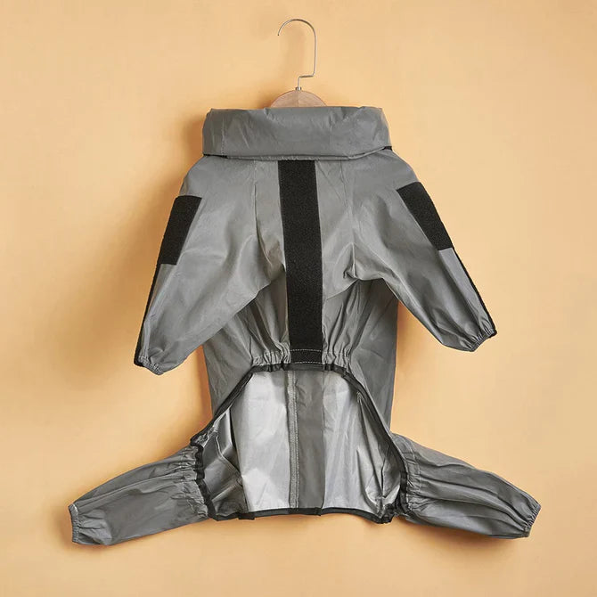 Frendorf | Wasserdichter Hundemantel mit Beinen – Reflektierende Hunderegenjacke für kleine und große Rassen | Bester Regenmantel für Hunde UK