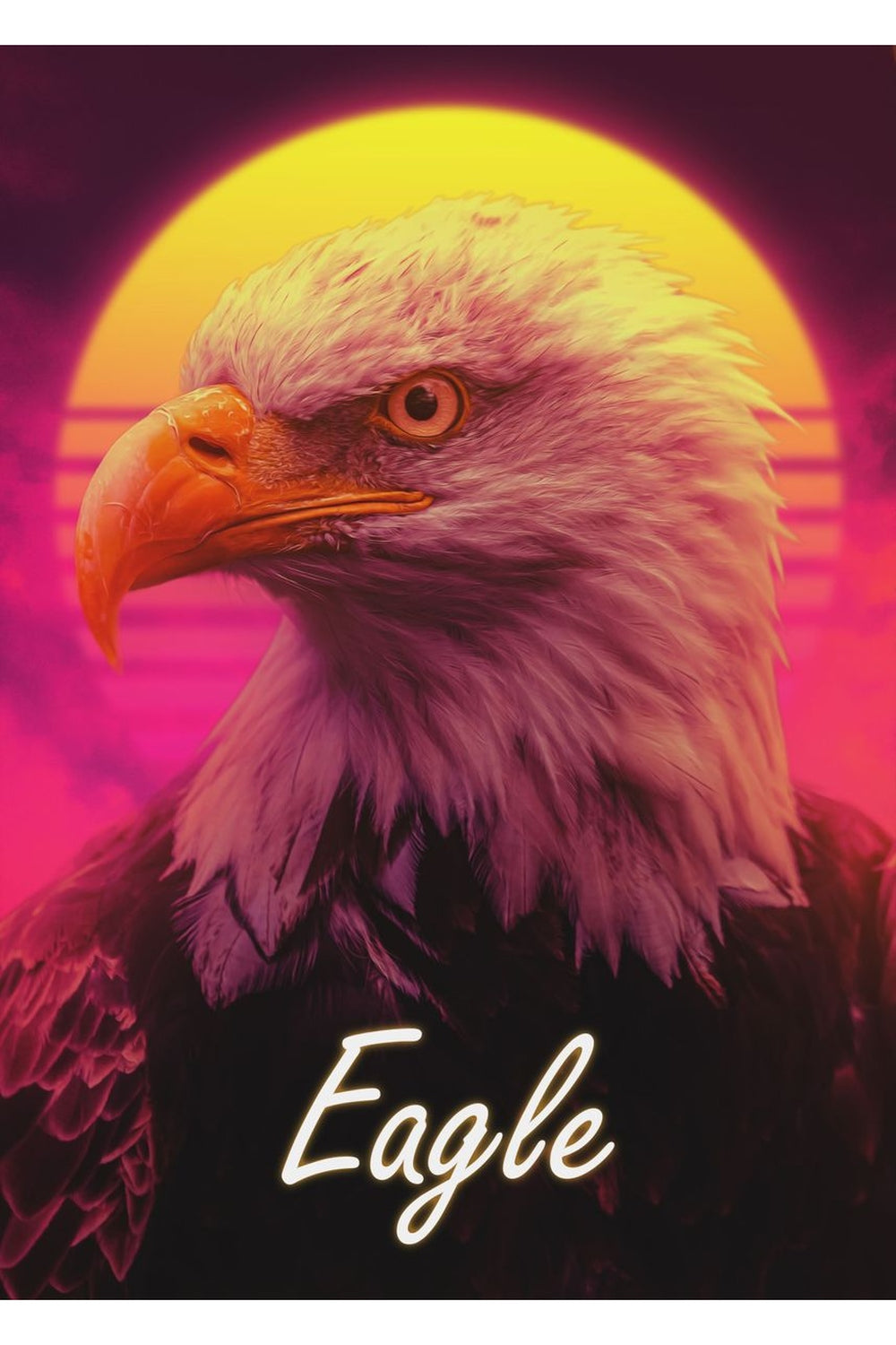 Nacht Stadtansicht Poster