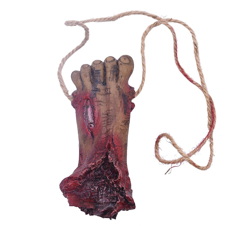 Halloween Blut Requisiten Fake Gruselige Kaputte Fledermaus Hände Füße Ornamente für Spukhaus Halloween Vampir Party Dekorationen