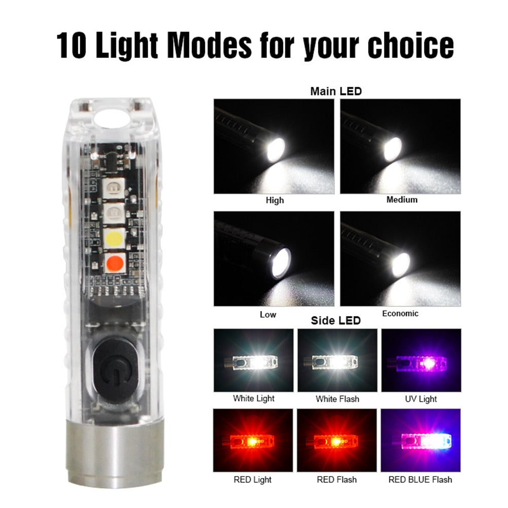 Mini-LED-Schlüsselanhänger-Taschenlampe