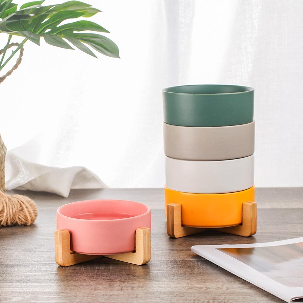 Frendorf | MeowFeast Ceramic Futternäpfe | Rutschfest | Hochwertig | Für Hunde & Katzen | Modernes Design