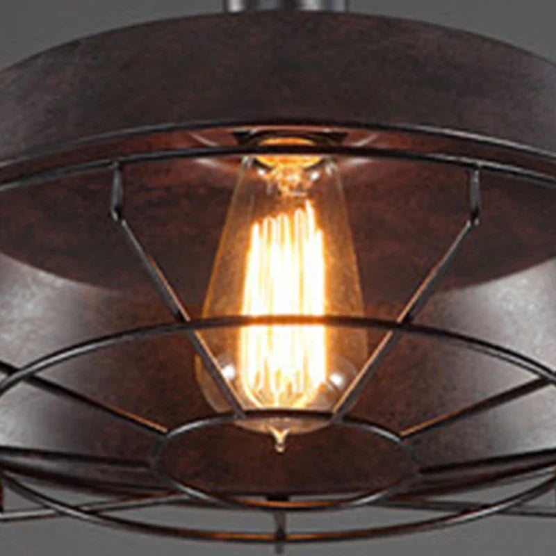 Vintage Loft Pendelleuchte: Industrielle Retro Eisen Deckenleuchte Kronleuchter für Salon, Restaurant, Bar, Küche