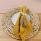 Frendorf | 100% Baumwolle Pastoral Serviette 42x42cm Golden Gelb
