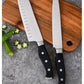 Frendorf | Küchenchef-Messer Damaskus-Laser-Muster Schneide Santoku-Werkzeug Hochcarbon-Edelstahl
