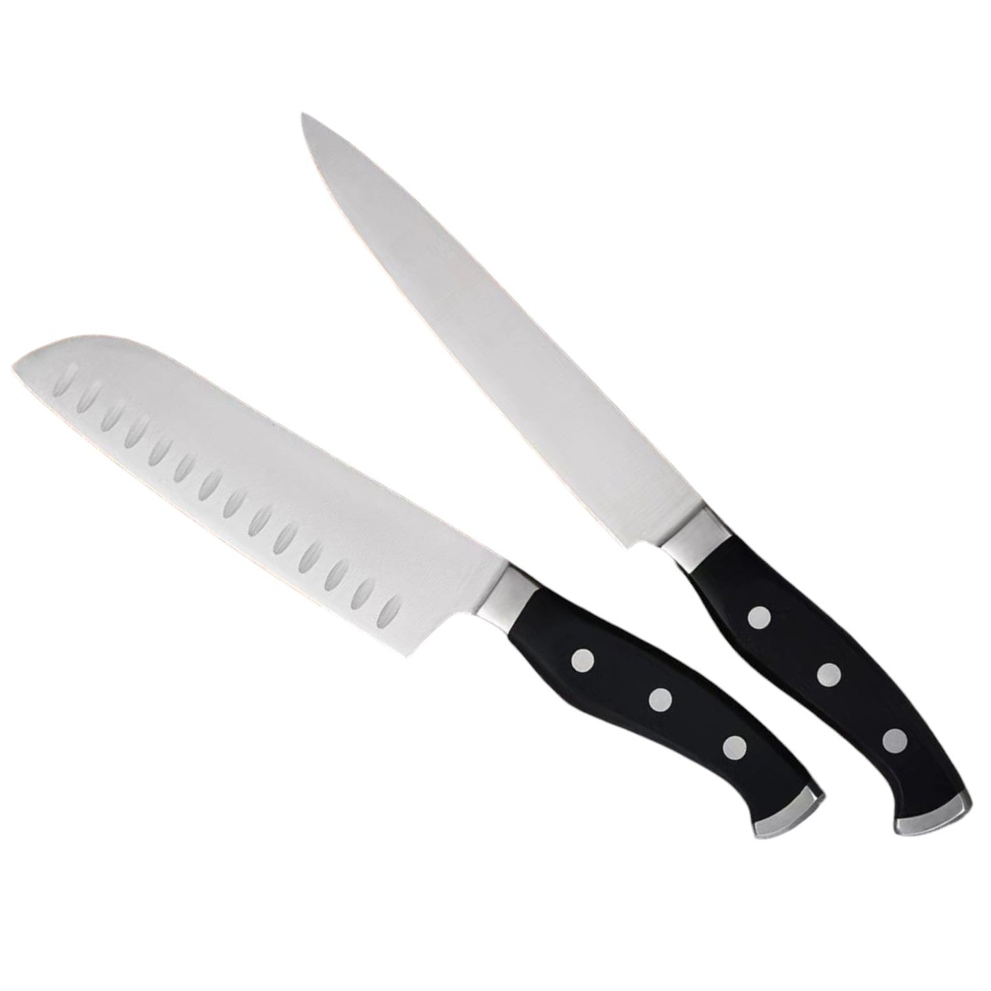 Frendorf | Küchenchef-Messer Damaskus-Laser-Muster Schneide Santoku-Werkzeug Hochcarbon-Edelstahl