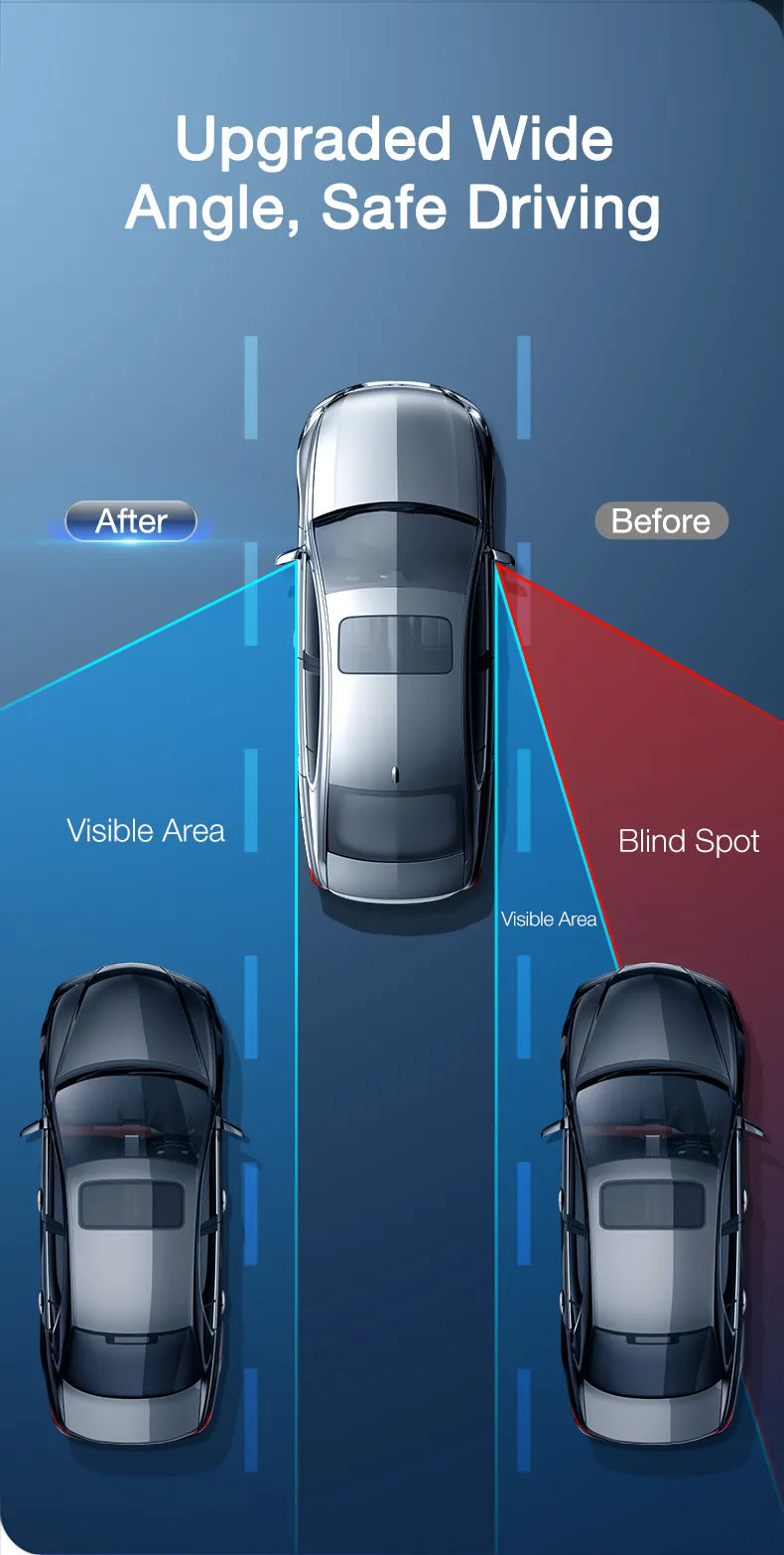 Frendorf | Auto 360 Grad Weitwinkel Tote-Winkel Spiegel