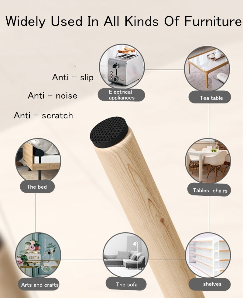 Frendorf | All Surface Rutschfeste Klebrige Stuhlfußpolster