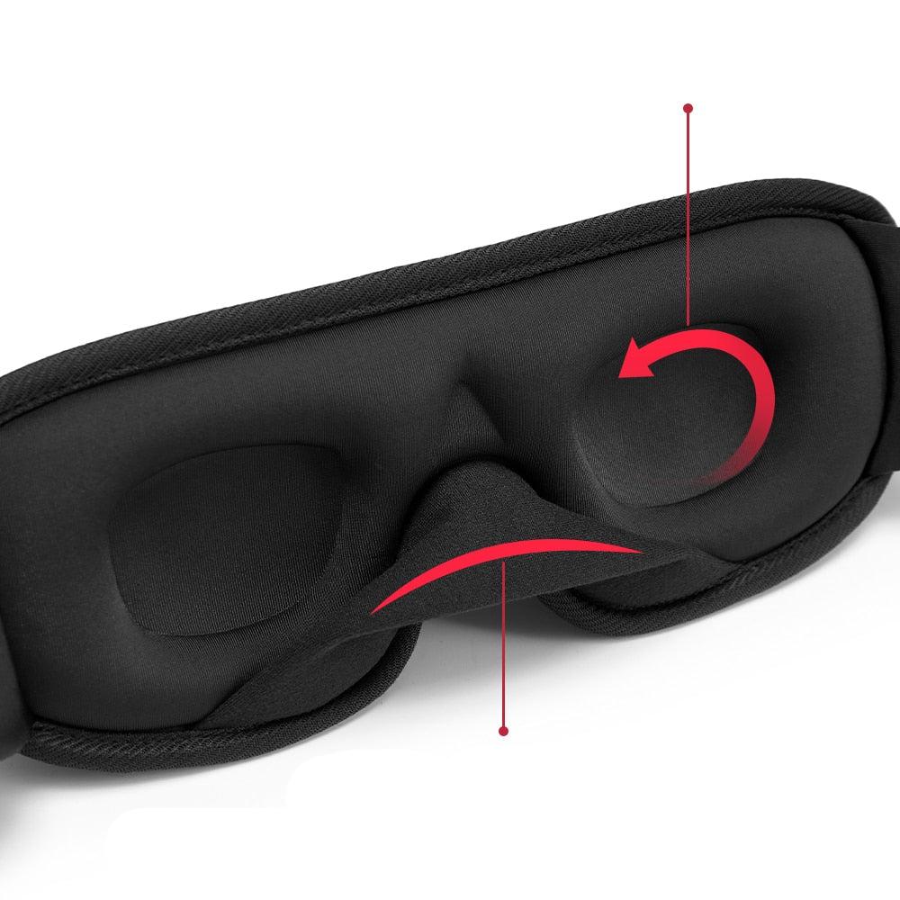 3D-Schlafmaske | Lichtblockierend und weich gepolstert