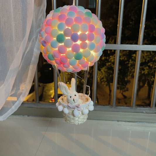 DIY Heißluftballon-förmige fliegende Tiere Nachtlampe