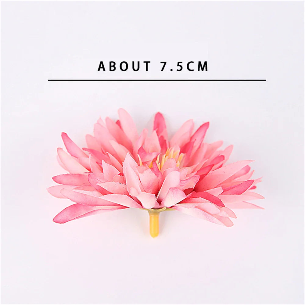 Frendorf | 10 Stück Künstliche Chrysantheme Blumen Köpfe – Seidenfake Blumen für Hochzeiten, Partys, Dekorationen, Sträuße und Girlanden Zubehör