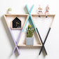 Nordische Tipi-Regale aus Holz