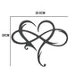 Frendorf | Unendlichkeitsherz Wanddeko | Symbol der ewigen Liebe