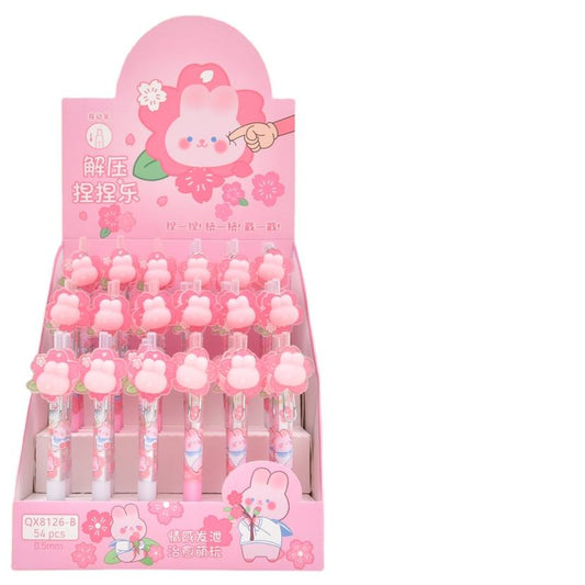 Frendorf | 36 Stück Displaybox Verpackung Cartoon Druckreduzierter Gelstift mit niedlichem weichen Hüft