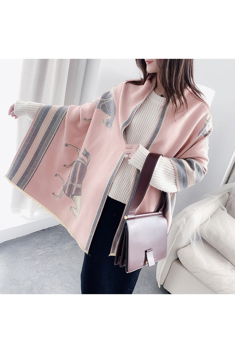 Herbstdekoration Cashmere Luxus Schals