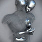 Metallfigur Statues Stile Abstraktes Leinwandgemälde Paare Wandkunst Liebes-Skulptur Poster Druck Wohnkultur Wohnzimmer Geschenke