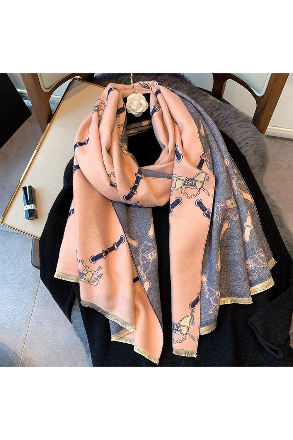 Herbstdekoration Cashmere Luxus Schals