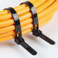 20 Stück Plastik wiederverwendbare Kabel-Zip-Ties: 8/10 Zoll, 8*200/250/300/450 Größen - lösbare Nylon, recycelbar abnehmbare Bündel