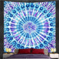 Trippy Mandala Wandteppich