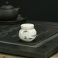 Frendorf | TeaVault Weiße Keramik Teedose | Feuchtigkeitsbeständiger Aufbewahrungsbehälter für Tee, Kaffee & Bonbons | Versiegelte Keramikdose für Küche & Zuhause