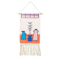 Macrame Hängender Baumwollteppich